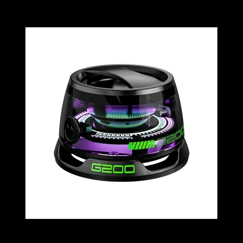 G200 Compact Black Speaker Magnetic